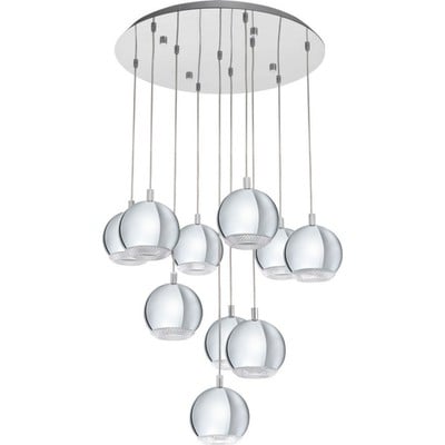 Pendant Light Conessa Chromium And Plastic 10X3W 3