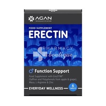 Agan Erectin Function Support - Τόνωση, Δύναμη & Απόδοση, 6 tabs