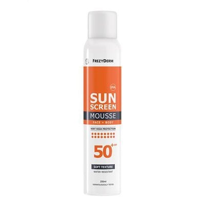 Frezyderm Sun Screen Mousse Face & Body SPF50+ 200