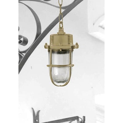 Brass Hanging Light Νο59 E27 Ip44 100W