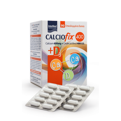 Intermed Calciofix 400 600mg + 400IU D3 90tabs