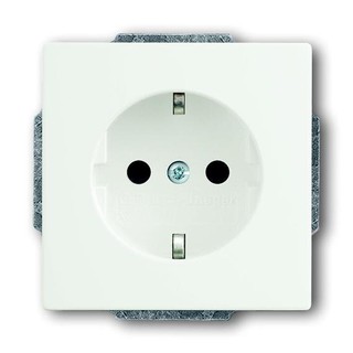 2P+E Socket White 20 EUC-884 46010