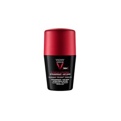 Vichy Homme Clinical Control 96h Detranspirant Anti Odor Deodorant Roll On Deodorant For Sensitive Skin 50ml