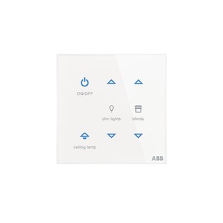 Recessed Touch Switch KNX with 6 Control Buttons B
