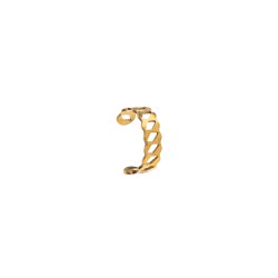 InoPlus Borghetti Σκουλαρίκια Ear Cuff Oro Μονή Αλυσίδα 1 ζευγάρι 