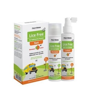 FREZYDERM Lice free set (lotion+shampoo) 2x125ml 