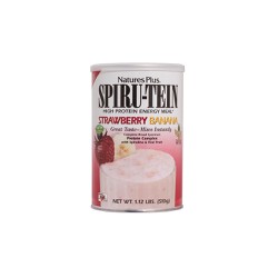 Nature's Plus SpiruTein Strawberry Banana Low Calorie Meal Substitute 510gr