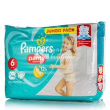 Pampers No.6 (15+kg) - Pants Jumbo Pack, 44τμχ