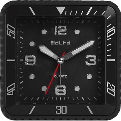 Analog Table Watch Square Silent With Led Lighting