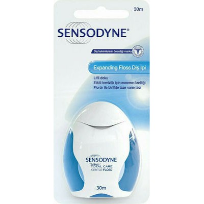 SENSODYNE Expanding Floss Sensodyne Οδοντικό Νήμα Για Μεσοδόντιο Καθαρισμό 30m