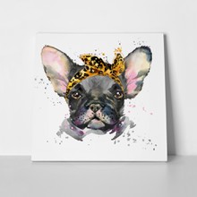 French bulldog watercolor cute 368346452 a