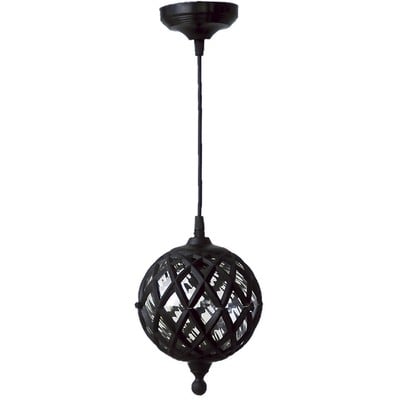 Outdoor Hanging Light Lp-520Kblack Plastic With Cl