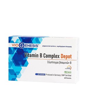 Viogenesis Vitamin B Complex Depot, 60 Tabs