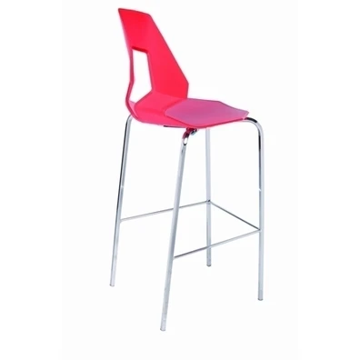 Σκαμπό Bar 46x42x77 Gaber Prodige Κόκκινο