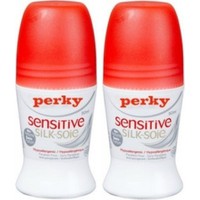 Perky Sensitive Silk Roll-On 50ml 1+1 Δώρο - Αποσμ