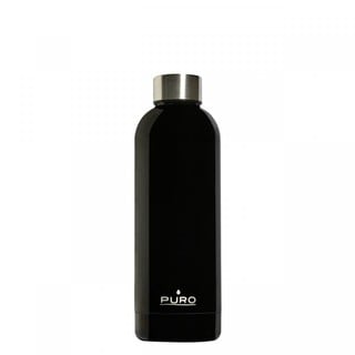 Puro Bottle Stainless Steel Glossy 500ml Black WB5