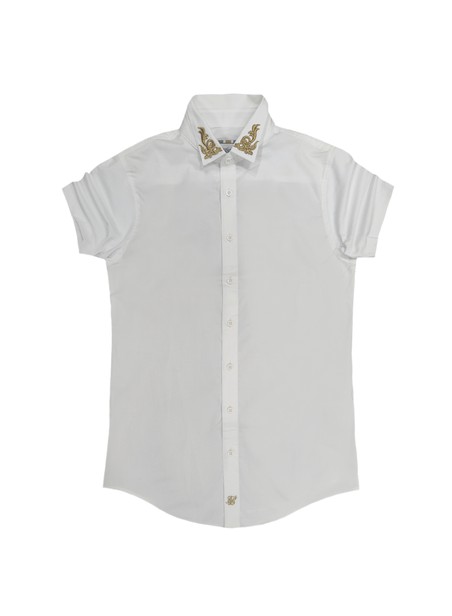 SikSilk S/S Venetian Shirt - White