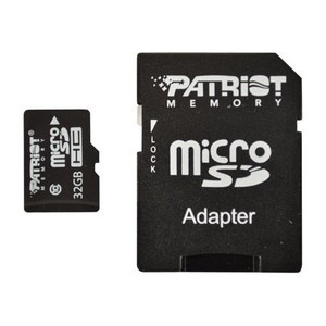 CARD MICRO SDHC  PATRIOT LX 