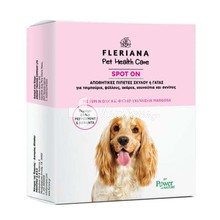 Power Health Fleriana Pet Spot Οn - Απωθητικές Πιπέτες Σκύλου / Γάτας, 3x5ml