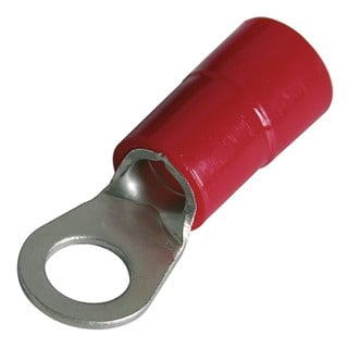 Ring Terminals Insulated M5 Red