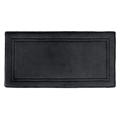 Σετ 2τμχ Χαλί Softy Black guy Laroche  100% Pol. W