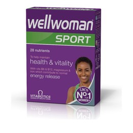 Vitabiotics Wellwoman Sport & Fitness, Μέγιστη Ενέργεια & Επιδόσεις 30Tabs
