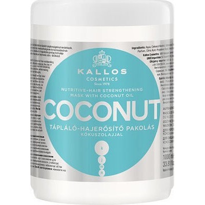 KALLOS Hair Mask Coconut Oil - Μάσκα Μαλλιών Με Έλαιο Καρύδας 1000ml