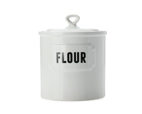 Casa Domani Δοχείο Κεραμικό ''Flour'' Λευκό 1,5lt. Rivetto