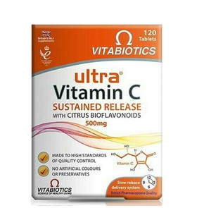 Vitabiotics Ultra Vitamin C & Bioflavonoid 500mg 6