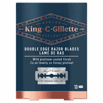 GILLETTE KING C DOUBLE EDGE 10 PCS 