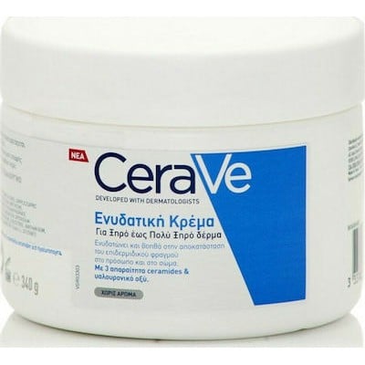 CERAVE Moisturizing Cream Ενυδατική Κρέμα Σώματος & Προσώπου Για Ξηρό/Πολύ Ξηρό Δέρμα 340g