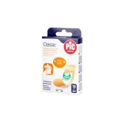 Pic Solution Classic Universal Breathable Large Plaster Adhesive General Purpose Pads With Antibacterial Pad 10 pieces
