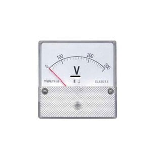 Analogue Voltometer 80x80mm 50V 501-802105000