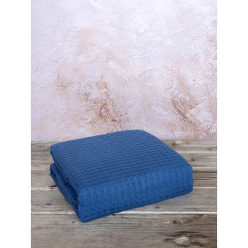 Κουβέρτα Πικέ Γίγας (240x260) Habit Blue NIMA Home