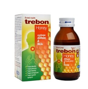 Unipharma Trebon Honey Natural Syrup, 100ml