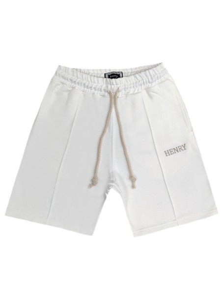 Henry clothing white oversize shorts