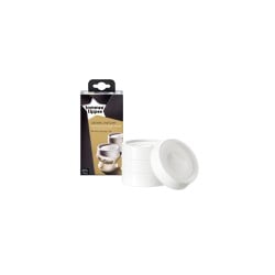 Tommee Tippee Closer To Nature Milk Storage Lids Καπάκια Μπιμπερό Για Αποθήκευση Γάλακτος 4 τεμάχια