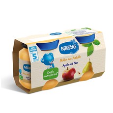 Nestle Φρουτόκρεμα Μήλο & Αχλάδι 5m+ Χωρίς Γλουτέν