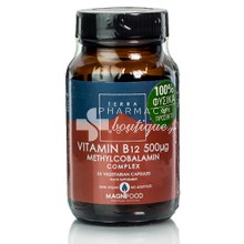 Terranova Vitamin B12 500μg Methylcobalamin Complex - Νευρικό Σύστημα, 50 caps