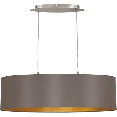 Pendant Light Maserlo With Cappuccino/Gold Shade 2