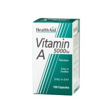 Health Aid Vitamin A Συμπλήρωμα Διατροφής 5000iu 1