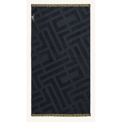 Πετσέτα Θαλάσσης Fresh Black Feel and Touch  100% 