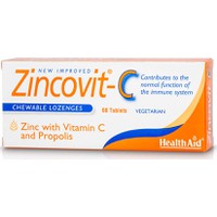 Health Aid Zincovit C 60 Ταμπλέτες - Ψευδάργυρος Μ