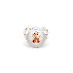 Nuk Disney Orthodontic Silicone Soother 6-18m White Τiger 1 picie