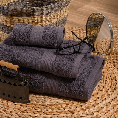 Πετσετες σετ 3 Τεμαχιων Kenzo Anthracite