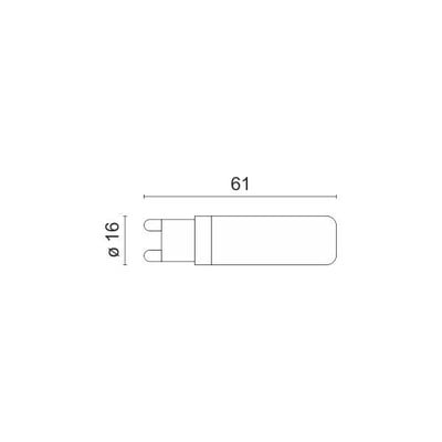 Led Lamp G9 7W 4000Κ 550Lm