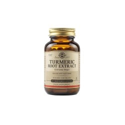 Solgar Turmeric Root Extract Συμπλήρωμα Διατροφής Για Ομαλή Λειτουργία Πεπτικού Συστήματος 60 φυτικές κάψουλες