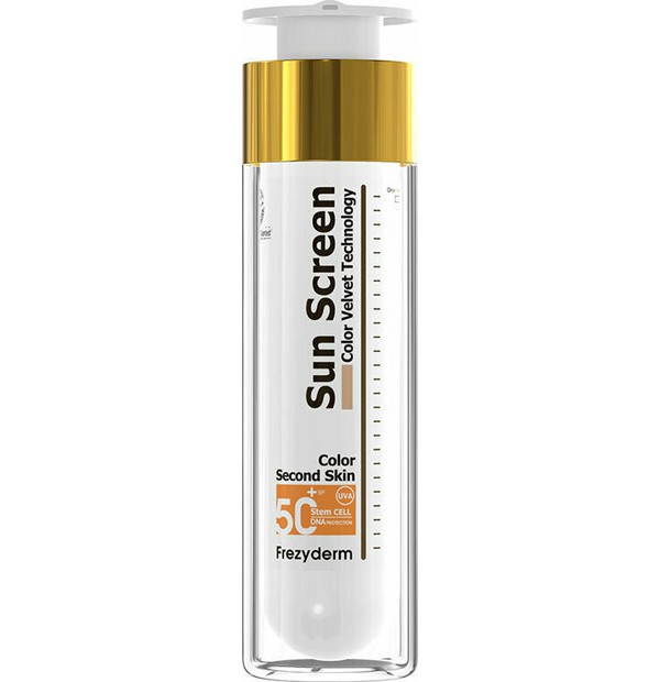 Frezyderm Sun Screen Color Velvet Face Cream SPF50+ Αντηλιακό Προσώπου με Χρώμα, 50ml