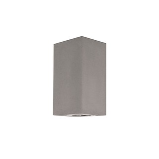 Square Led Wall Light Up-Down GU10 2x7W Gray Fuent