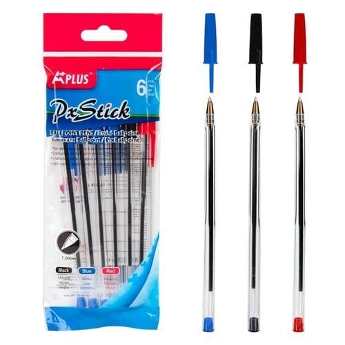 Hem. olovke 6kom (plave,crn,cr